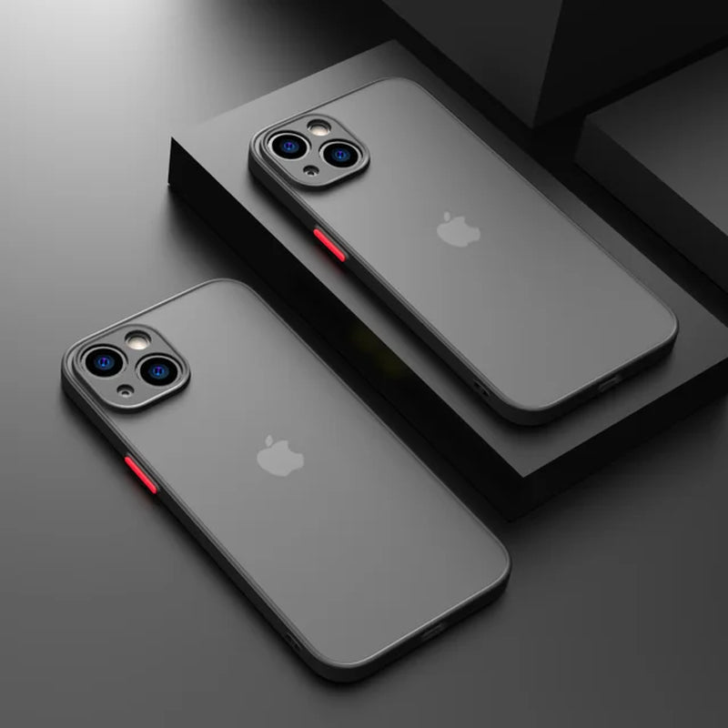 Armor Bumper Clear Phone Case Iphone 13 14 15 plus 13Mini Fundas for Iphone15 15 Pro Max Bumper Soft Silicon Hard Cover Capa