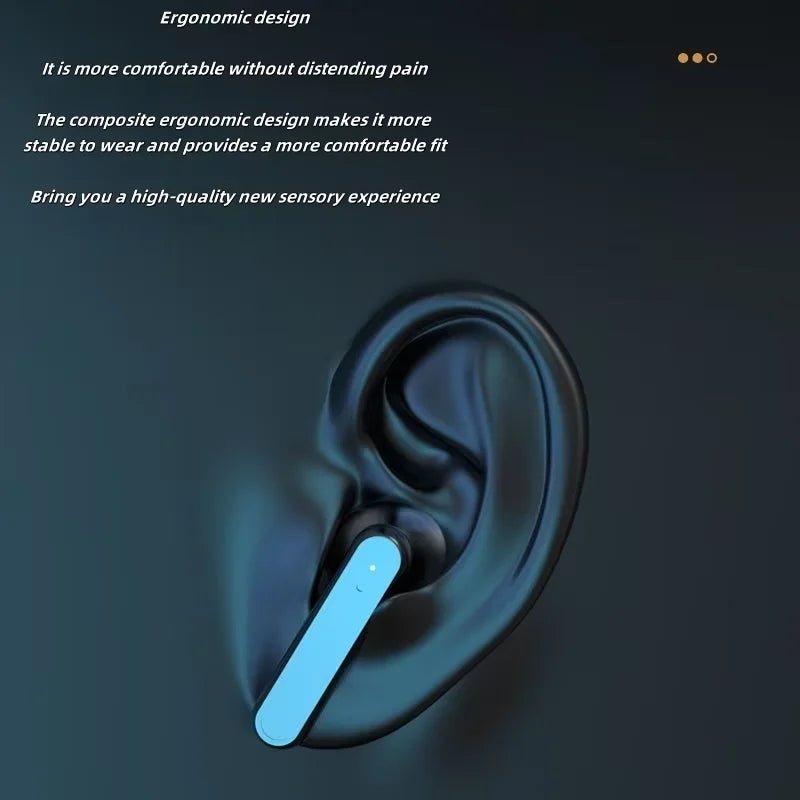 S20 Bluetooth Earphone Headphones Mirror Wireless Stereo Headset with Digital Displaytouch Control Sports Earbuds for Gaming