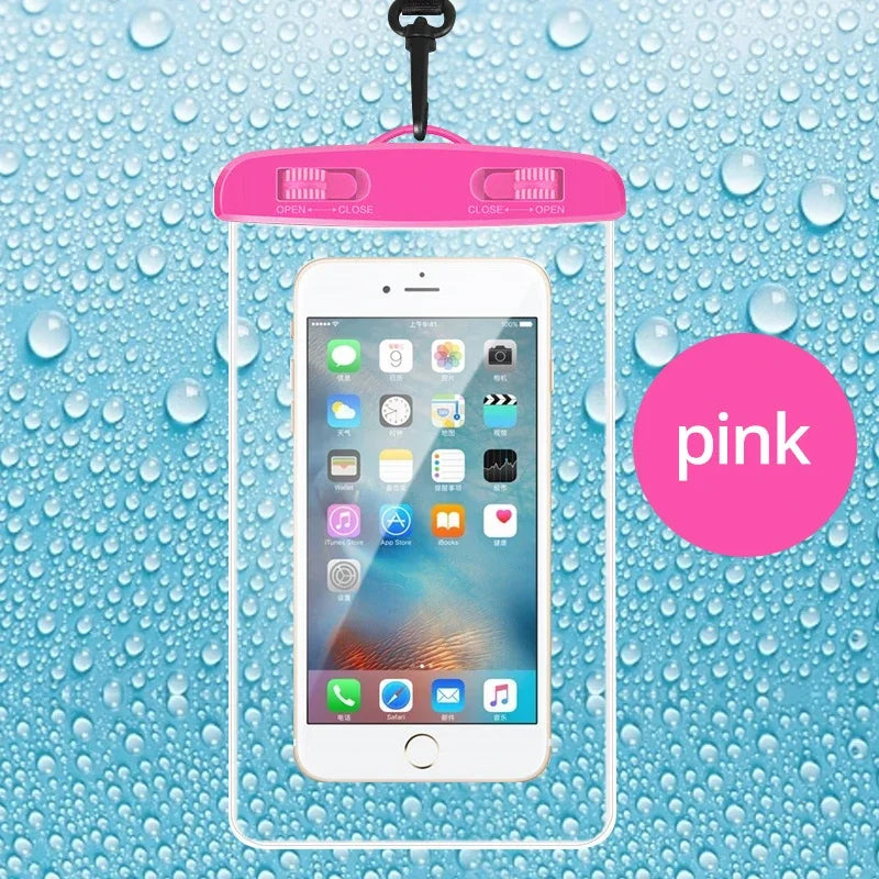 Floating Airbag Waterproof Swim Bag Phone Case for Iphone 11 12 13 14 Pro Max Samsung S23 S22 Xiaomi 13 Huawei P30 20 Lite Cover