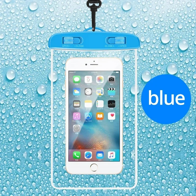 Floating Airbag Waterproof Swim Bag Phone Case for Iphone 11 12 13 14 Pro Max Samsung S23 S22 Xiaomi 13 Huawei P30 20 Lite Cover